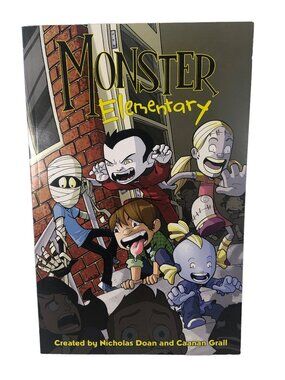 Monster Elementary Paperback Book by Nicholas Doan Caanan Grall Graphic Novel